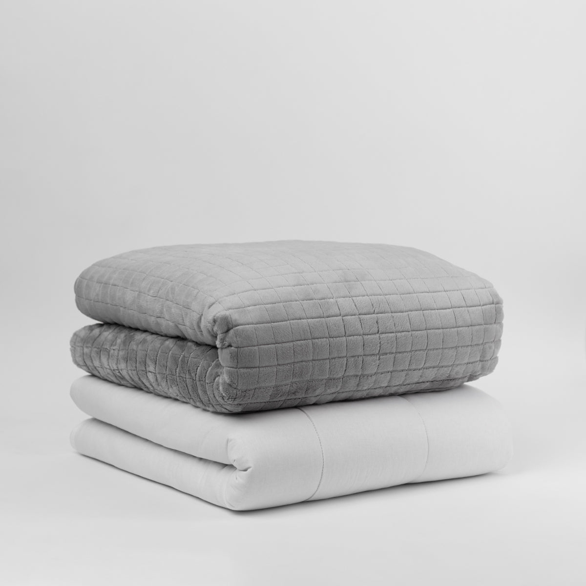 Balance Blanket - 135x200 cm - 6 kg - Grey Plush