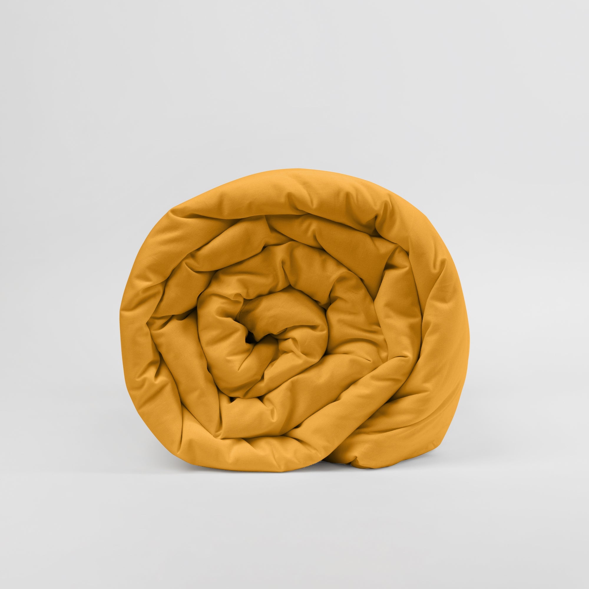 Premium bomuldsbetræk - Gravity - 150x220cm - Sennep