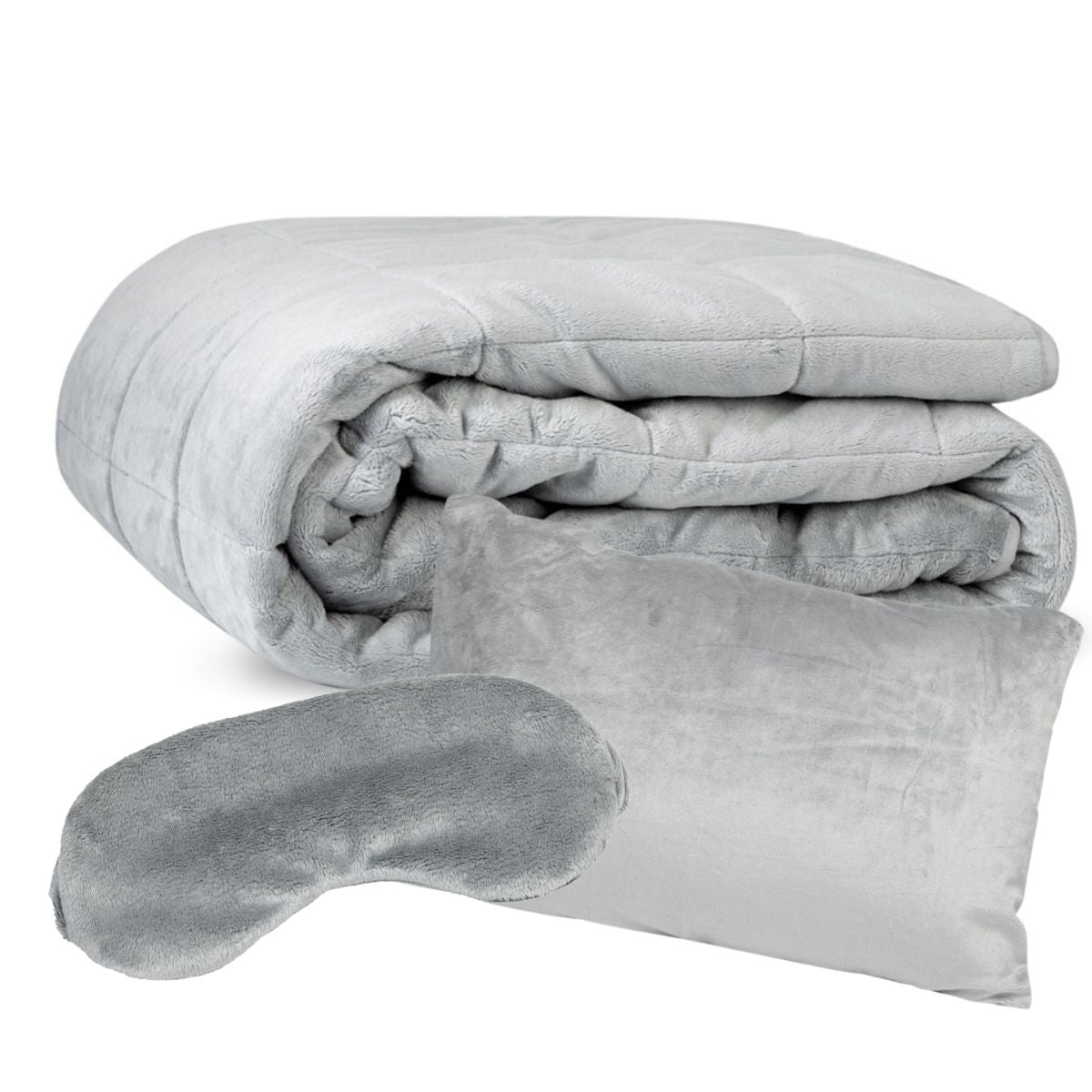Wrap Ninja Bundel Limited Edition - 135x200 cm - 7 kg -  Grey Plush
